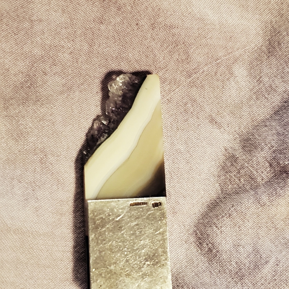 Semi-Precious silver ring